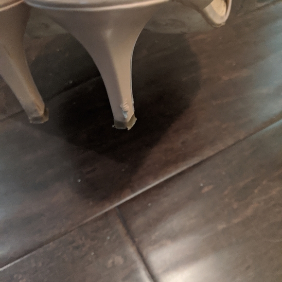 Michael Kors Nude Patent Leather Rochelle Sandals - Picture 6 of 9